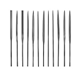 Set of 12 Needle Files in Plastic Pouch Tool for