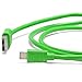 Aduro USB Charge & Sync Cable for Apple Devices, 10 Feet - Green