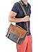 Gootium Canvas Leather Messenger Bag - Vintage Briefcase 14