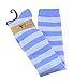 Wowlife Girls Colorful Stocking Over Knee Thigh Long Sock Pantyhose Leg Stocking (Blue)