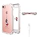 Logee TPU Spider Funny Cute Cartoon Clear Case for iPhone 8/iPhone 7 4.7