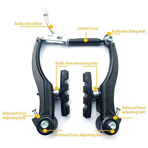 Yeeyf Fietsremmen sets - Vervangende fietsremmen - Remkabelset *2 paar* - Image 8