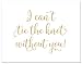 12 cnt Will You Be My Bridesmaid Cards I Can't Tie the Knot Without You (Gold)