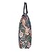 Signare Tapestry Foldable Tote Bag Reusable Shopping Bag Grocery Bag with Floral William Morris Strawberry Thief Blue Design (FDAW-STBL)