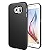 Ringke [Slim] Compatible with Galaxy S6 Case Lightweight & Thin Cover with Screen Protector [Snug-Fit] Advanced Side to Side Edge Coverage Superior Coating PC Hard Skin for Samsung Galaxy S6 - Black