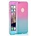 iPhone 6S 4.7inch Case,GBSELL Colorful Luxury Ultra-thin Shockproof Armor Back Cover (Pink Blue )