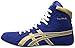 ASICS Men's Dave Schultz Classic Wrestling Shoe,Royal Blue/Gold,10.5 M US