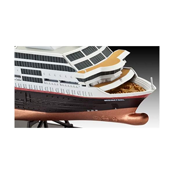 Revell 05692 Jubiläumsset HURTIGRUTEN 125th Anniversary originalgetreuer Modellbausatz für Einsteiger, mit Basis-Zubehör… – Bild 5