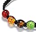 Milakoo Braided Rope 7 Chakra Bracelet for Women Men Reiki Healing Balance Bead Bracelet Adjustable