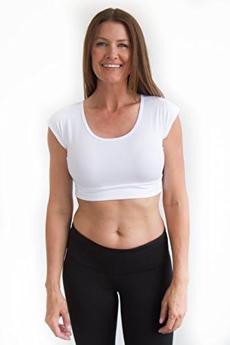 Women Tank Top Cami Layering HALFTEE Cap Sleeve Tee | Demi Crop Undershirt for Women & Teens XS-6X