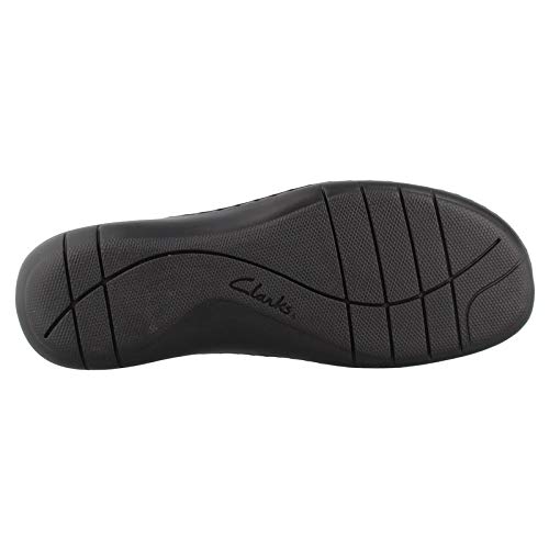 Clarks Womens Bayou Leather Closed Toe Loafers, Black, Size 12.0 - Image 4