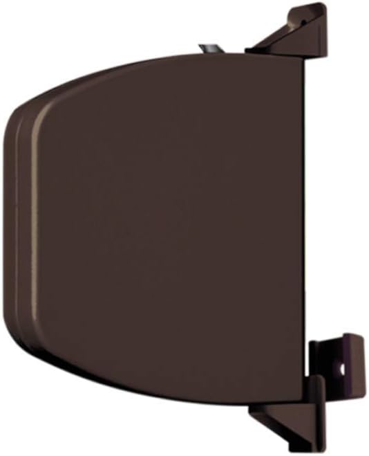 Schellenberg 50141 Brown Flexo Mini Folding Shutter Roller Blinds 14cm to 15.5cm Hole Spacing 180 Degree Swivel