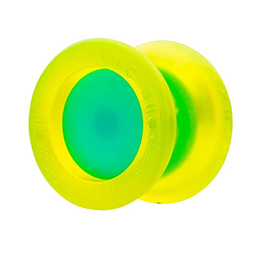 Replay Pro YoYo Edge Glow Yellow body with Aqua Cap YoYo Unresponsive