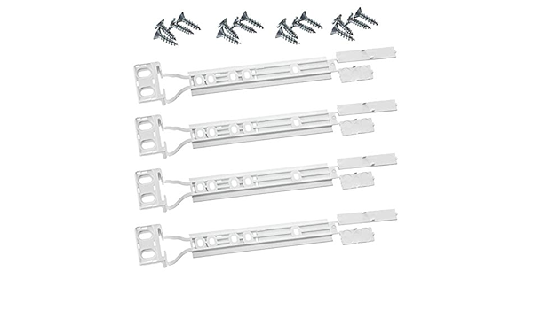 SPARES2GO Kit de fijación de soporte de plástico para puerta ...