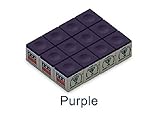 One Dozen Purple Silver Cup Pool Cue Chalk