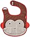 Skip Hop Zoo Little Kid and Toddler Tuck-Away Water Resistant Baby Bib, Multi Otis Owl