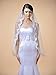 SWEETV Lace Edge Bridal Veil Fingertip Length Wedding Veil Accessories w/Comb