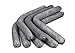Evolution Sorbent Products 12GS34SB Poly-Cellulose Universal Super Absorbent Flake Sock, 21 gal Absorbency, 3" Diameter x 48" Length, Gray (Pack of 12) primary