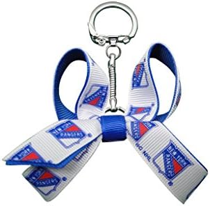 New York Rangers Mini Bow Keychain