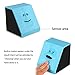 HSTYAIG Face Coin Bank Money Eating Coin Bank Battery Powered Monkey Saving Box (Blue)