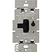 Lutron Ariadni/Toggler LED+ Dimmer Switch for Dimmable LED, Halogen and Incandescent Bulbs, 150 Watt, Single-Pole or 3-Way, AYCL-153P-BL, Black