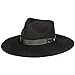 Charlie 1 Horse Women's Black Highway Fashion Hat 3 3/4in Brim Black S