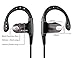 Ansin Wireless 4.1 Bluetooth Noise Cancelling In-ear Headphones with Mic - Black