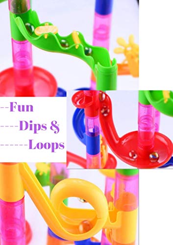image for STEMBrainz Marble Run Super Set - 130 Pieces with Instruction (100 Pie