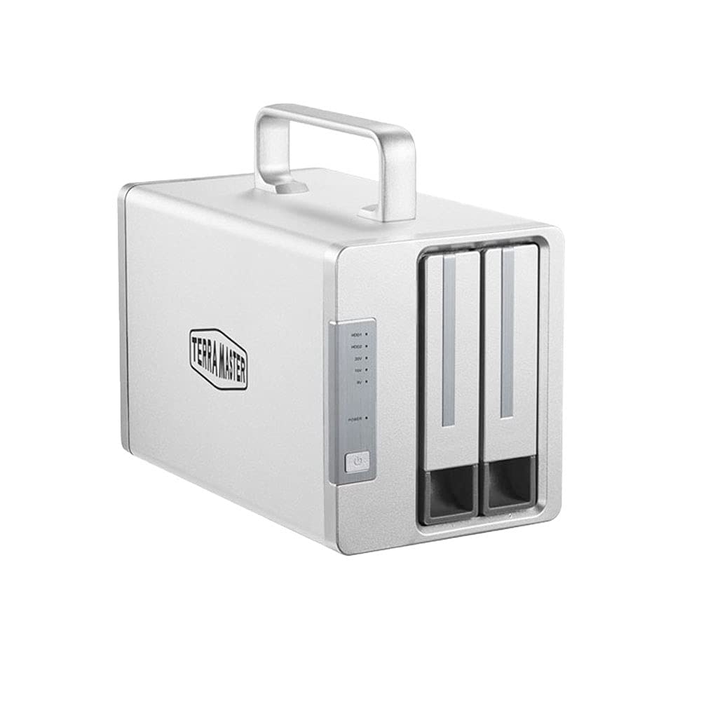 TERRAMASTER TD2 Thunderbolt 3 plus 7-in-1 Thunderbolt 3 Dock with RAID Storage External Hard Drive Enclosure