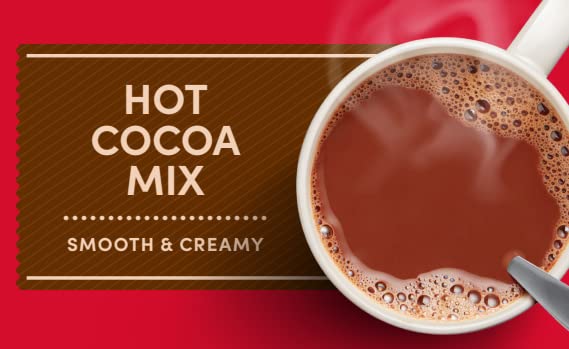 TIM HORTONS HOT COCOA MIX PACKETS, SMOOTH & CREAMY, 8 COUNT