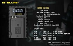 Nitecore UNK1 Digital USB Charger for Nikon