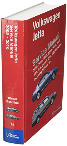 Volkswagen Jetta Service Manual: 2005, 2006, 2007, 2008, 2009, 2010: 1.9L, 2.0L Diesel, 2.0L, 2.5L Gasoline Including TDI, GLI and SportWagen