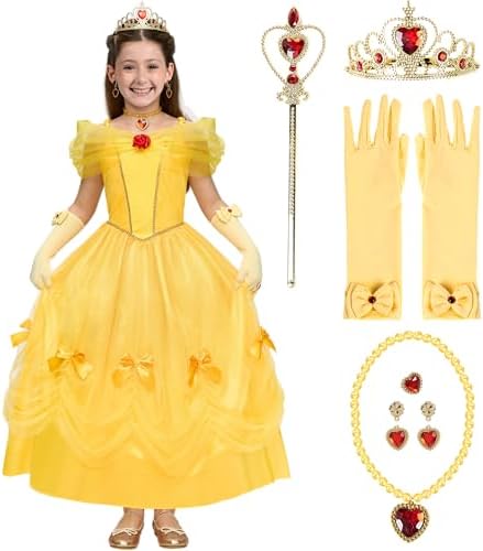 Amazon.com: MYRISAM Girls Belle Princess Dress Beauty and The Beast Costume Halloween Carnival Christmas Birthday Party Gown w/Arm Sleeves : Clothing, Shoes & Jewelry Amazon.com: MYRISAM Girls Belle Princess Dress Beauty and The Beast Costume Halloween Carnival Christmas Birthday Party Gown w/Arm Sleeves : Clothing, Shoes & Jewelry