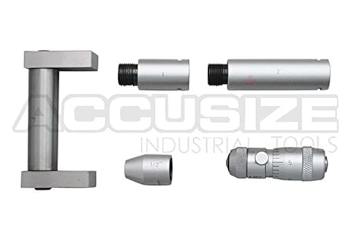 Innenmikrometer-Set 2–12 Zoll | 0,001" Genauigkeit | Mit Verlängerungsstangen