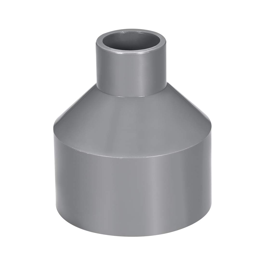 sourcing map PVC DWV Reducing Coupling Schedule 40 Gray 32mm x 75mm Socket