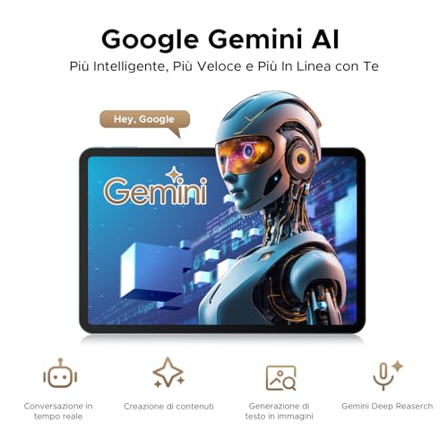 P13 Pro Tablet 13 Pollici, IPS 2.4K, 120Hz,T7280 Octa-Core, 48GB+256GB(TF 2TB), 12000mAh/18W, 16MP+8MP, 4G LTE, Gemini AI Tablet android 16, Face ID/WiFi5/GPS/FM/con Tablets Tastiera e Penna, Blu