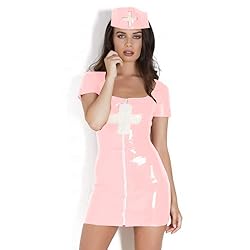 Anerotic Exotic Costumes Sexy PVC Nurse Outfit