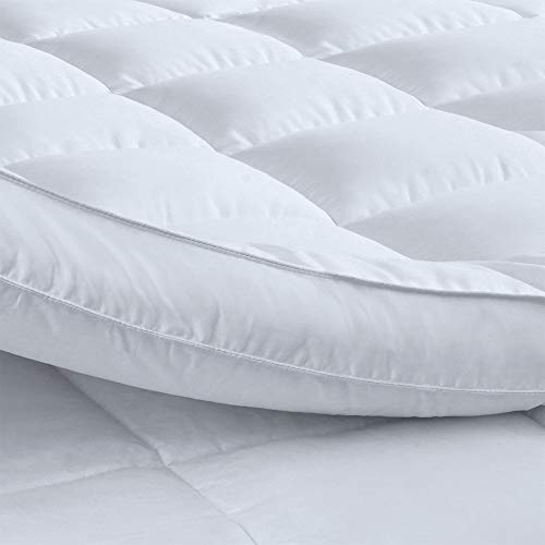 D & G THE DUCK AND GOOSE CO Extra Thick & Soft Mattress Topper Full Size, Breathable Bed Topper