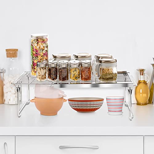 Orgneas Expandable Shelf Organizer, Adjustable Freezer Shelf 16