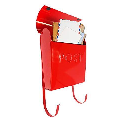 NACH MB44766 Wall Mounted Euro Post Box Mailbox with Newspaper Holder