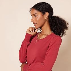 Amazon Essentials Women's Long-Sleeve Crewneck