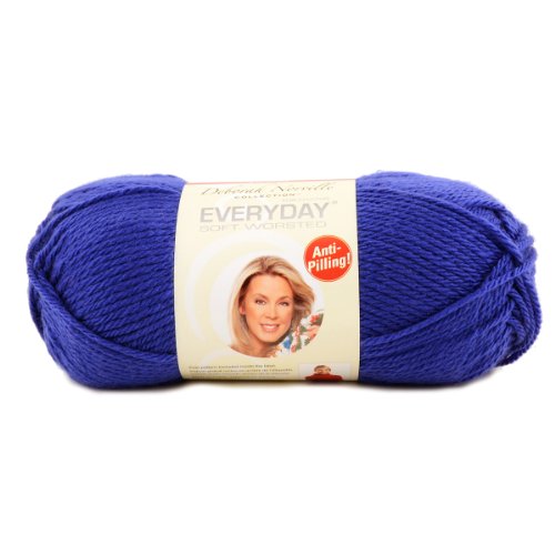 Premier Yarns Solid Deborah Norville Everyday Soft Worsted, Royal Blue