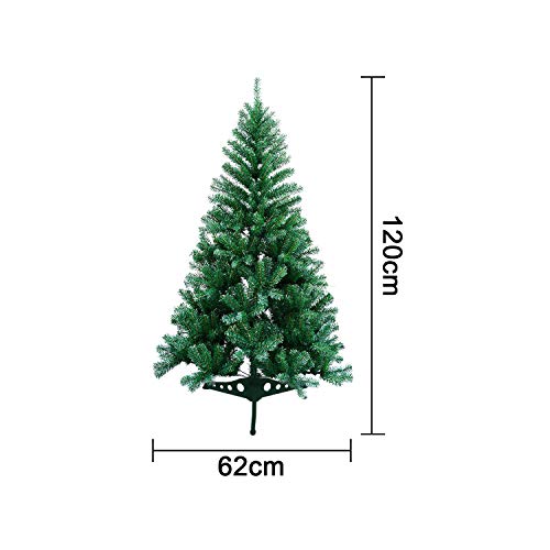 Karpal PVC künstlicher Weihnachtsbaum annenbaum Künstlicher Standfuß Klappsystem (120 cm Grün)