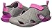 crocs Women's Swiftwater Mesh W Flat Sandal, Smoke, 8 M US