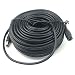 Vanxse CCTV 20M 2.1x5.5mm Dc 12v Power Extension Cable for CCTV Security Cameras IP Camera Dvr Standalone-20meters Black primary