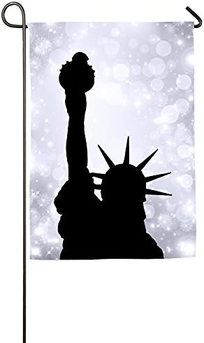 Zhanzy Statue Of Liberty Custom Garden Flag