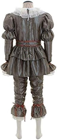 Clown Halloween Costume, Adult Clown Pennywise Cosplay Costume Set, Stage Performance Women&Men Full Suit With Accessories For Adult Fancy Dress