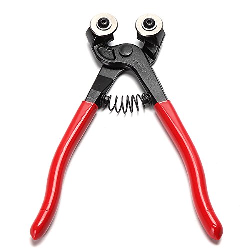 KISENG Glass Cutting Nipper Cut Nippers Wheel Wheeled Cutter Pliers
