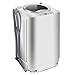 SUPER DEAL Upgraded Portable Full-Automatic Washing Machine Spacious Load Compact Washer - Built-in Drain Pump and Long Hose (Pro)