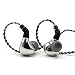 Linsoul BLON BL03 HiFi 10mm Carbon Diaphragm Dynamic Driver in-Ear Earphone IEM with 0.78mm 2pin Detachable Cable (Without mic, Silver)